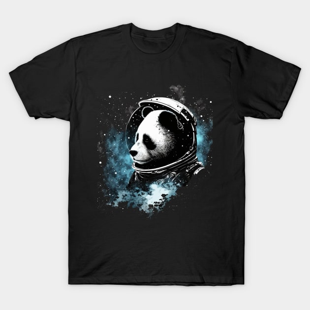 astronaut panda T-Shirt by a cat cooking